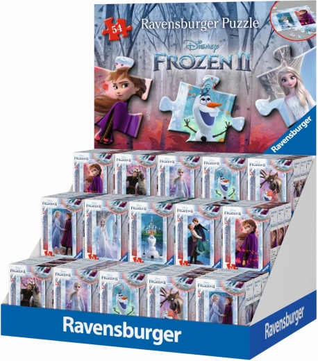 Ravensburger Disney Frozen 2 minipuzzle 54 dílků – pultový prodejní displej (45 ks)