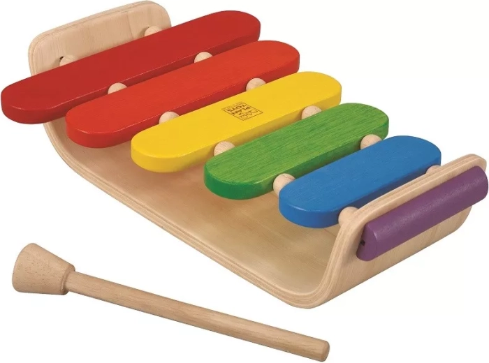 Oválný xylofon PlanToys pro děti