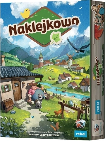 Rebel Naklejkowo: Cozy Stickerville – rodinná kooperativní hra s nálepkami