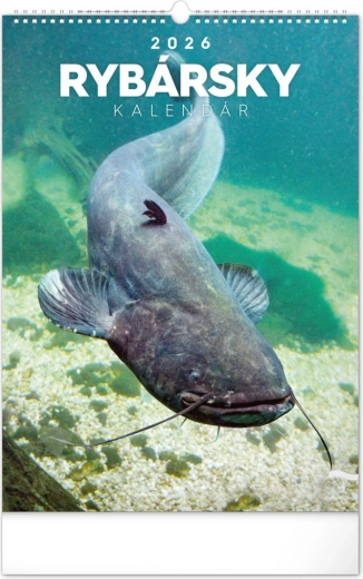 Nástěnný kalendář Rybářský 2026