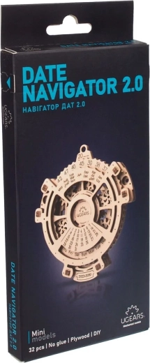 Ugears 3D dřevěná mechanická skládačka věčný kalendář