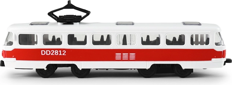 Realistické detaily jako skutečná tramvaj