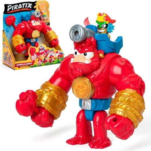 Piratix Adventure World sada s figurkou a doplňky Crazy Jungle Gorilla Bros Boom Ben