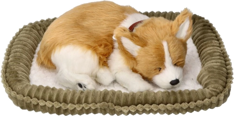 Dýchající štěňátko CORGI – realistická plyšová hračka