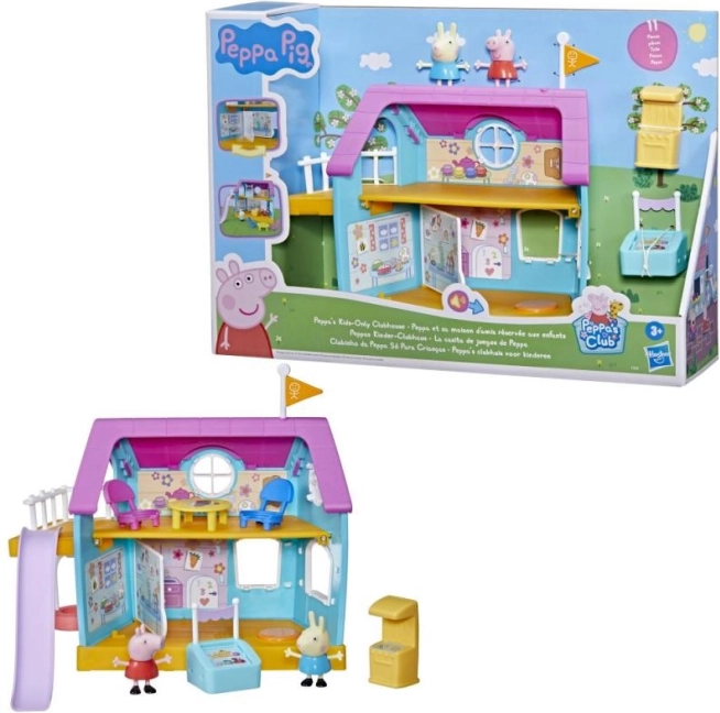 Hrací set PEPPA PIG klubovna – obchod a pekárna se zvuky
