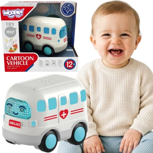 Interaktivní sanitka se zvukem a světlem Woopie Baby
