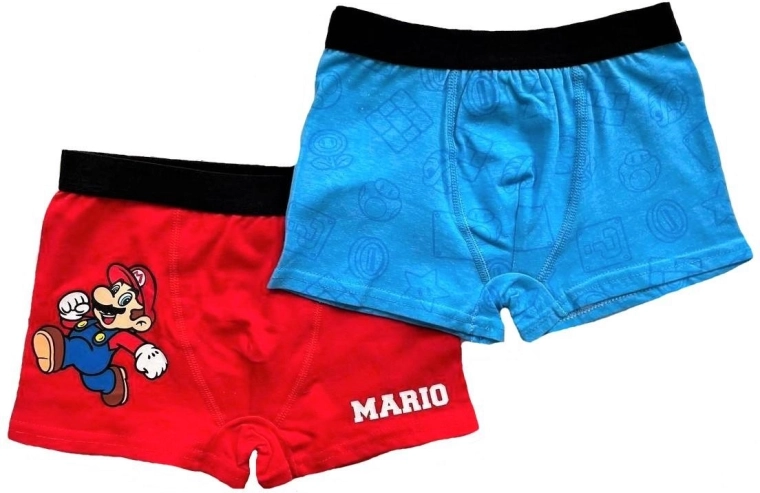 Duopack boxerek Super Mario – Velikost: 110