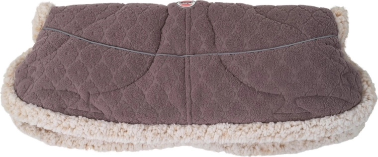 Lodger warmer folklore fleece mauve – návlek na rukojeť kočárku