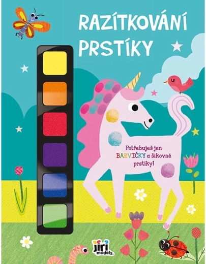 Razítkování prstíky Jednorožec