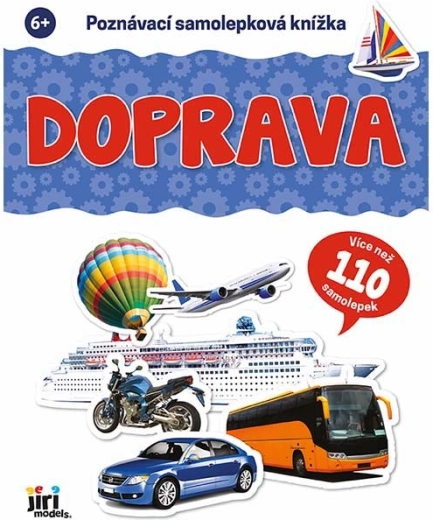 Poznávací samolepková knížka Doprava