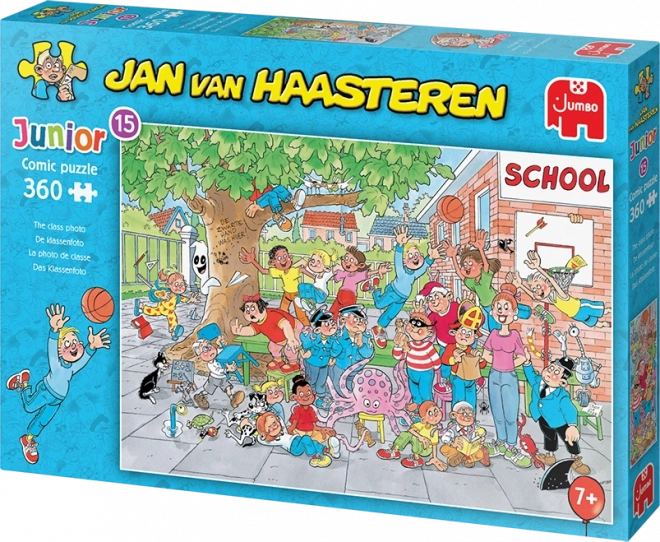 Jumbo puzzle Jan van Haasteren Junior: Třídní foto 360 dílků