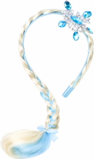 Třpytivá sněhová vločka a modré kamínky