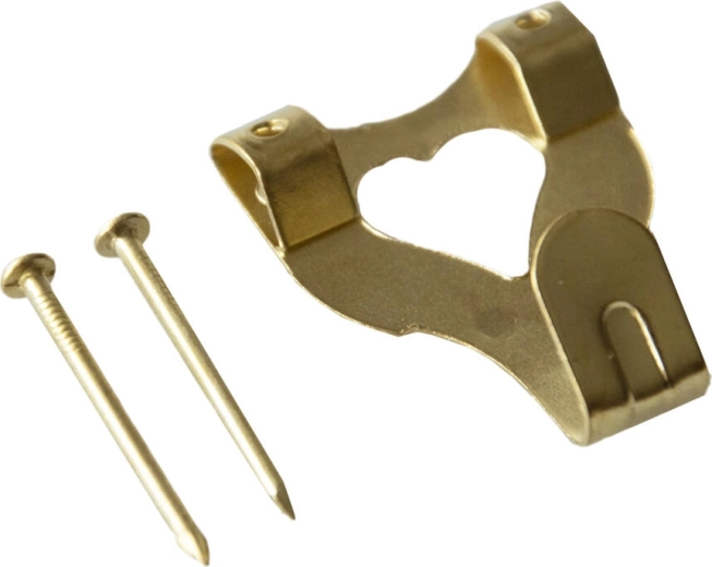 Kovový pomosazený háček na zeď IXA, velikost 3, 250 ks