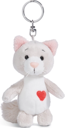 NICI klíčenka Love huňatá kočička 10 cm