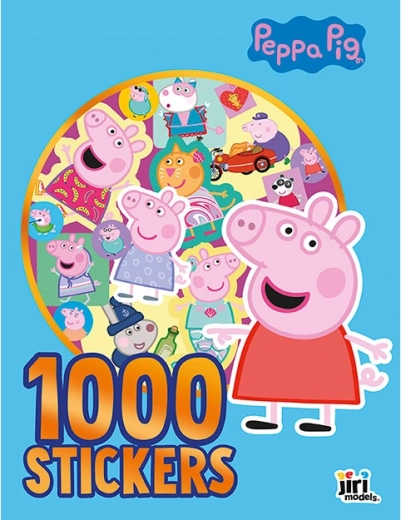 Sešit s 1000 samolepkami Prasátko Peppa