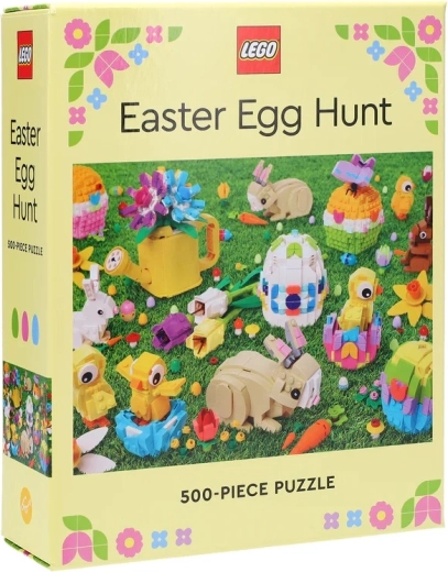 Puzzle LEGO hledání velikonočních vajíček 500 dílků