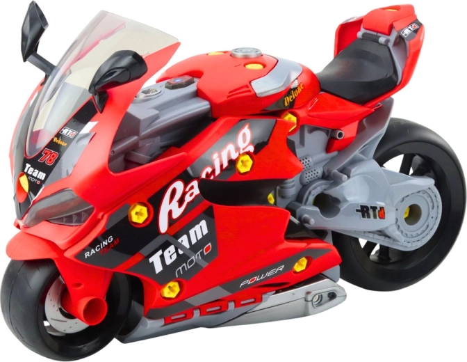 Světla, zvuky a efekt kouře