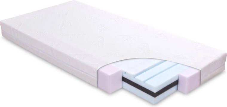 BabyMatex pěnová prodyšná matrace Fresh DeLux 120 × 60 × 10 cm
