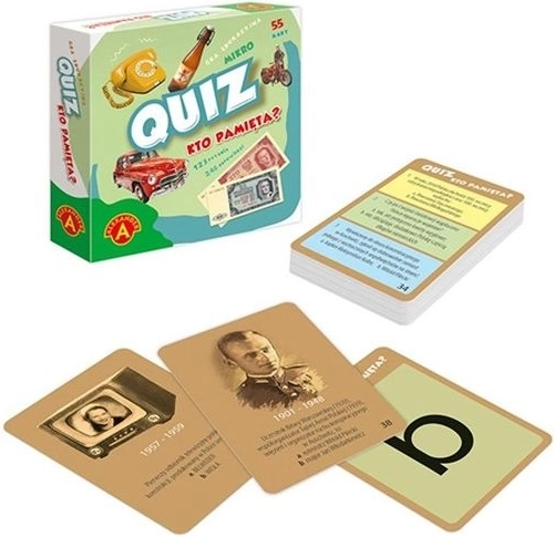 Quiz Kto Pamięta? kapesní vzdělávací hra