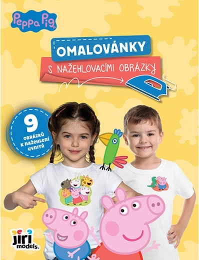 Omalovánka s nažehlovacími obrázky Prasátko Peppa