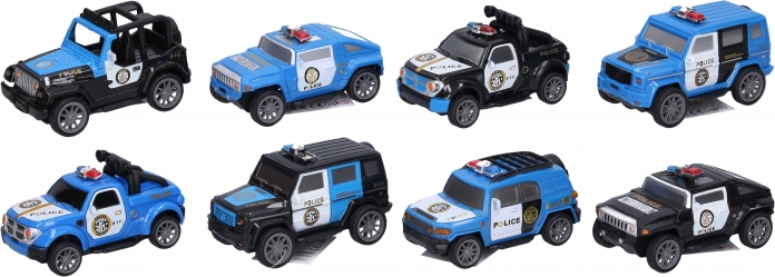 Policejní zásahové auto na zpětné natažení 10 cm
