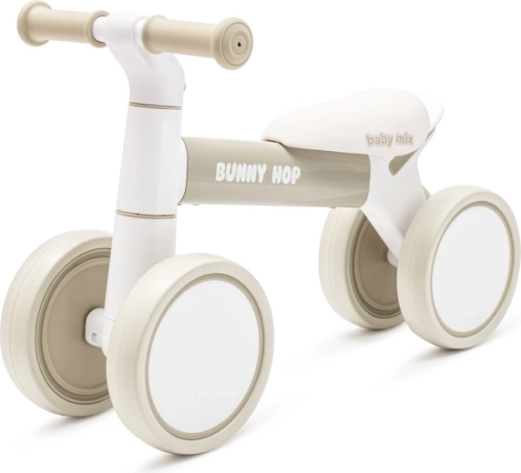 Dětské odrážedlo BABY MIX Bunny Hop Ultralight, warm grey