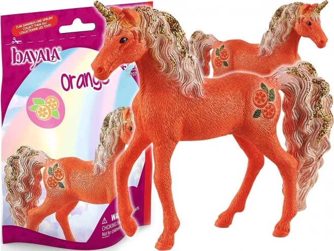 Schleich Bayala ovocné hříbě jednorožce — oranžové