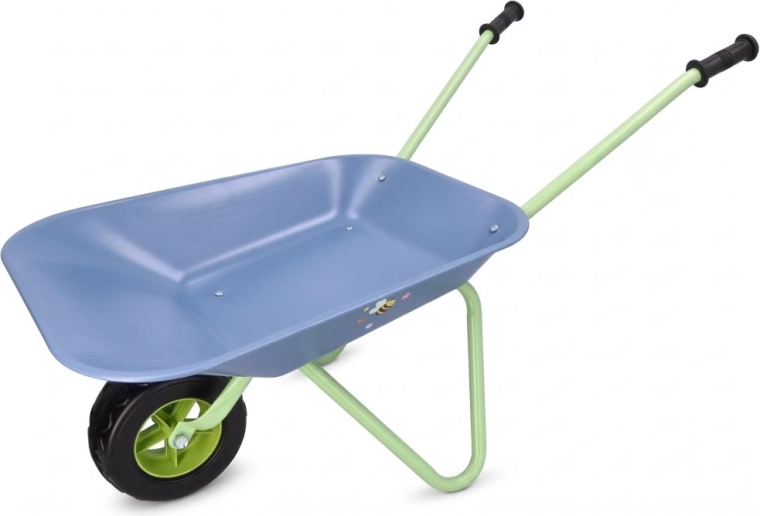 Dětské kovové zahradní kolečko Adam Toys – modré