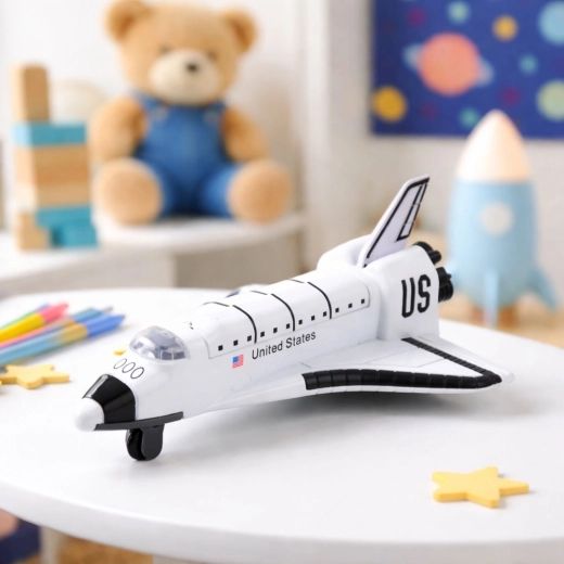 Realistický vzhled inspirovaný raketoplánem