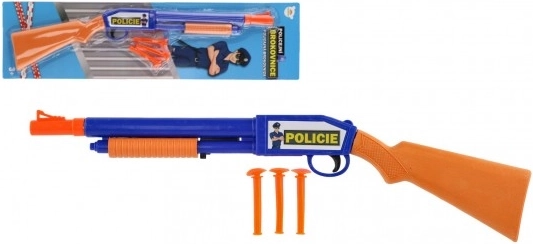 Plastová pistole na přísavky 48 cm se třemi náboji