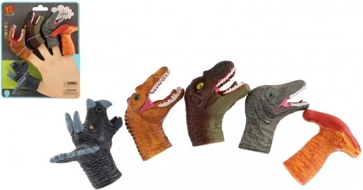 Prstové maňásky Dinosauři - sada 5 kusů