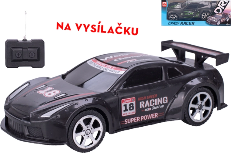 R/C závodní auto 18 cm s dálkovým ovládáním 27 MHz