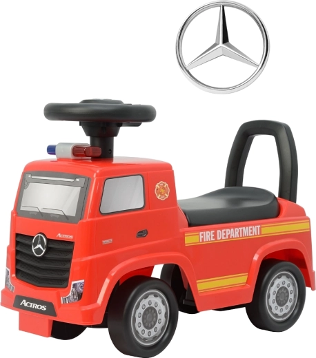 Milly Mally odrážedlo Mercedes-Benz Actros hasičské auto červené
