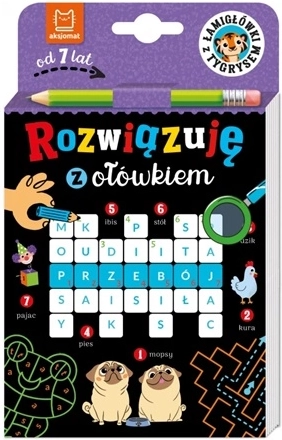 Rozwiązuji tužkou: hlavolamy s tygrem 7+