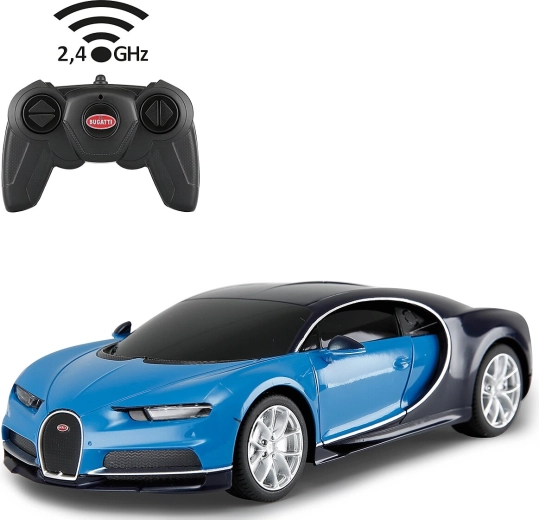 Jamara Bugatti Chiron RC auto 1:24 2,4 GHz modré - 1 kus