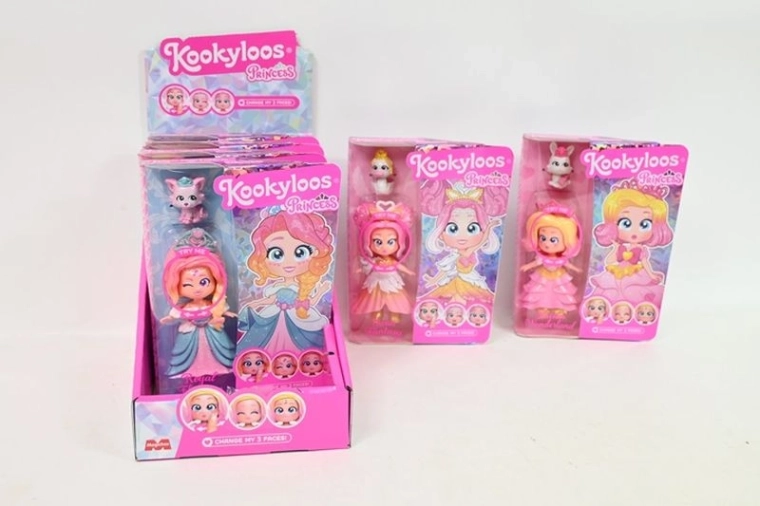 KookyLoos princezna – panenka s mazlíčkem a doplňky