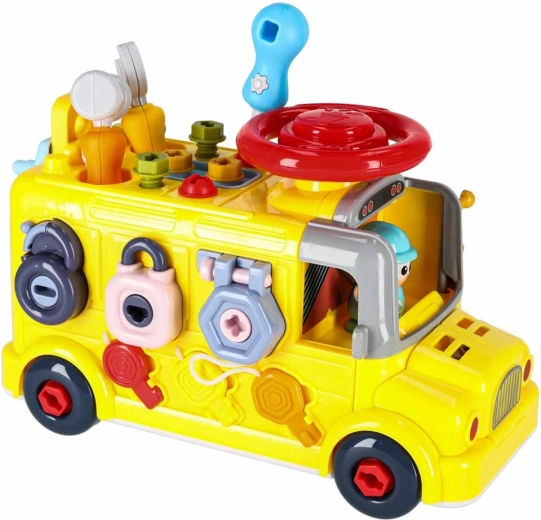 Jezdící autobus plný aktivit