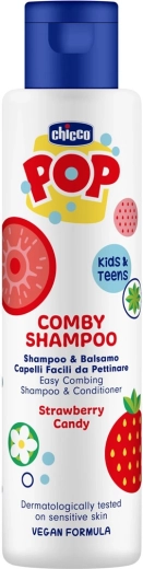 Chicco POP šampon a kondicionér 2v1 jahoda 250 ml
