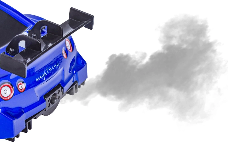 Efekt kouře pro realistický drift