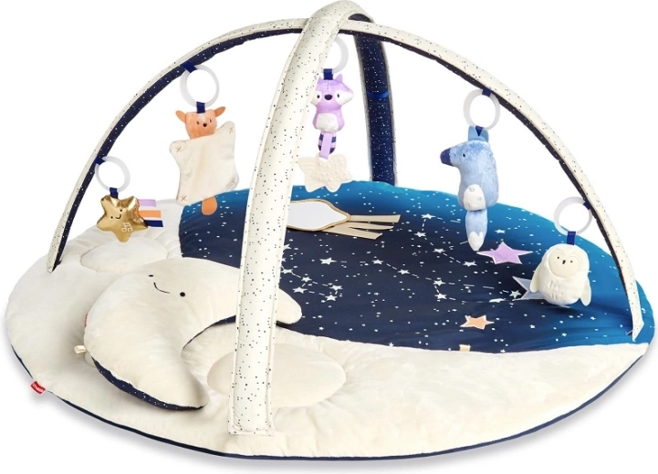Skip Hop hrací deka s hrazdičkou celestial dreams (5 hraček, polštářek) 0m+