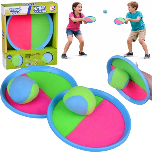CatchBall terče na suchý zip s míčky - 4 ks