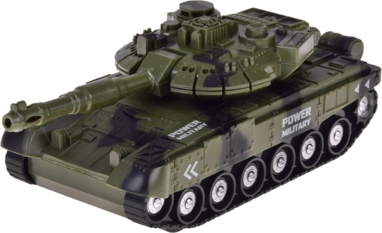Tank s otočnou věží a pohyblivým dělem