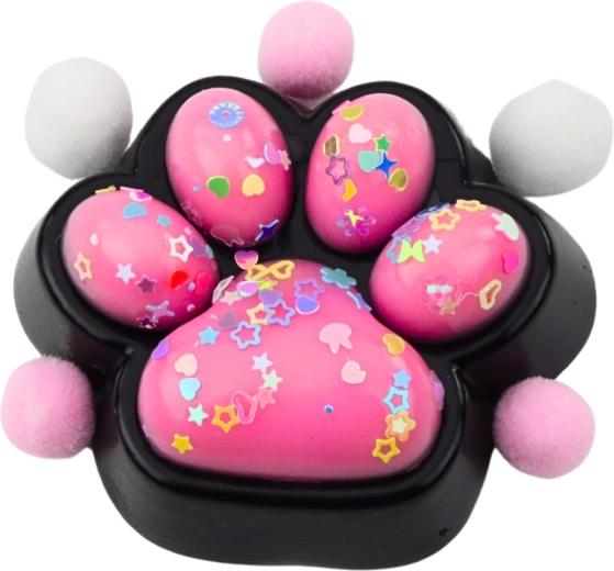 Roztomilý design kočičí tlapky