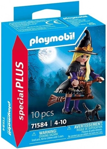 Playmobil Special Plus čarodějnice s kočkou