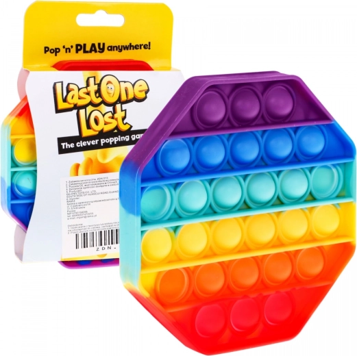 Antistresová silikonová hračka s 28 bublinkami pro děti 5+ a dospělé – Čtverec