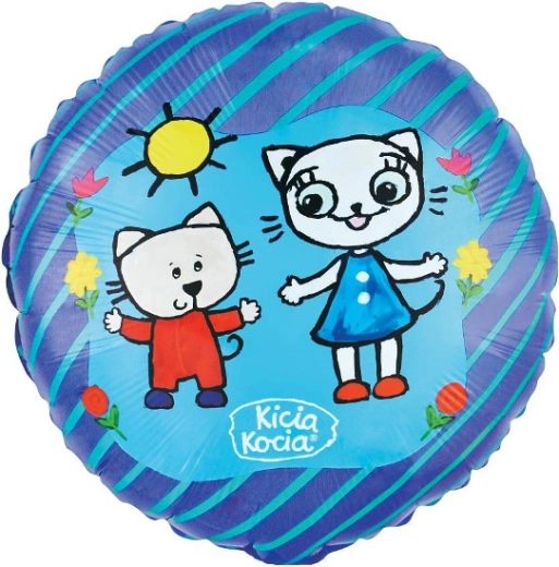 Fóliový balónek Kicia Kocia a Nunuś 46 cm