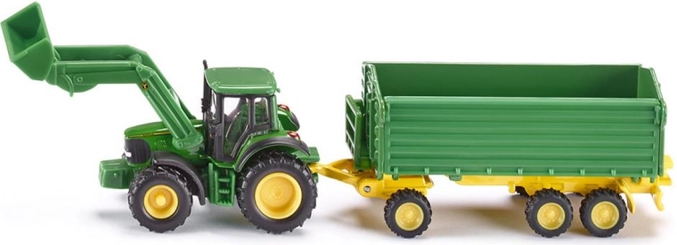 Siku Farmer traktor s přívěsem JOHN DEERE 1:87