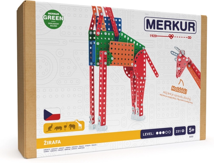 Merkur zoo žirafa, 231 dílků