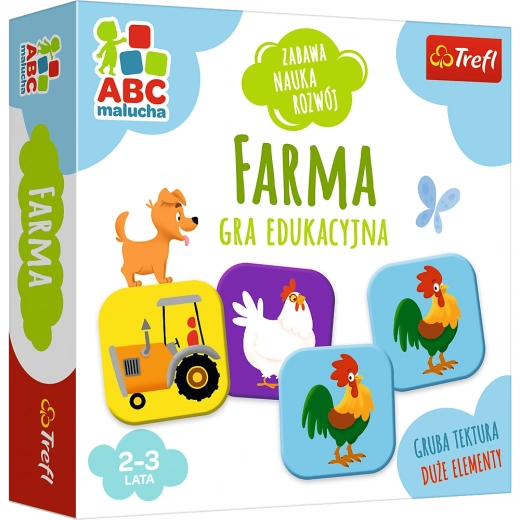 Edukativní hra pro děti Farma ABC Malucha TREFL