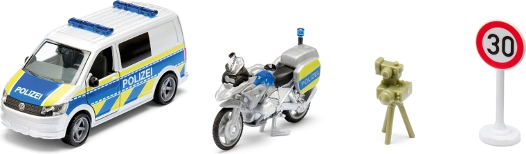 Siku super policejní set VW T6 s motorkou BMW